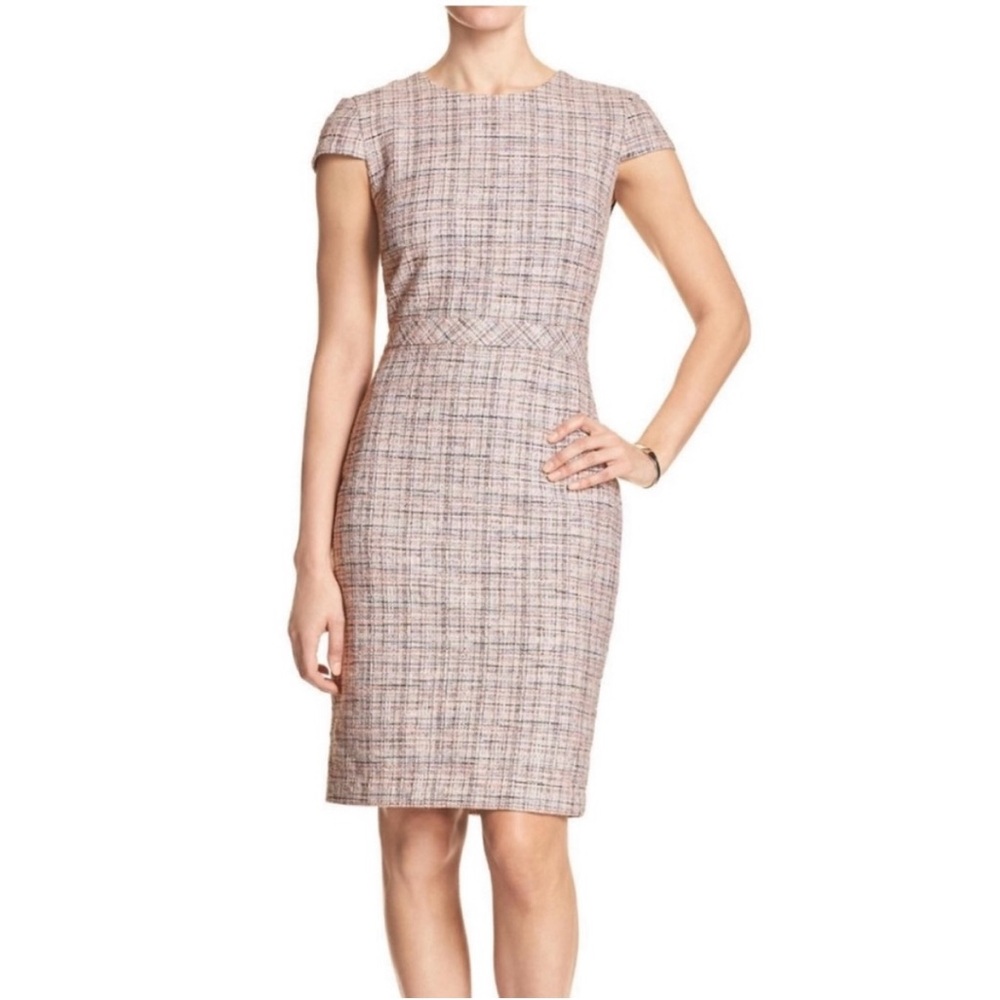 Banana Republic Women's Twead Midi Dress - size 10